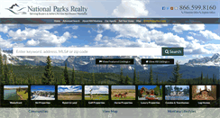 Desktop Screenshot of nationalparksrealty.com